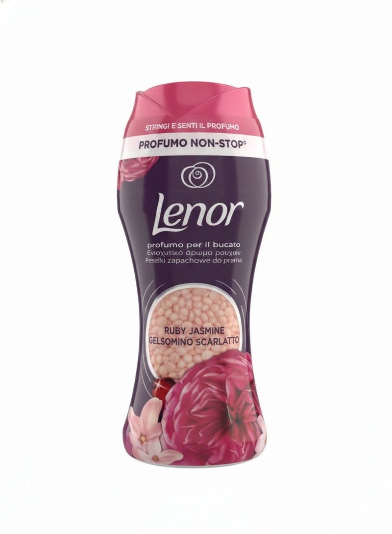 Lenor Sapphire and Jasmine fragrance enhancer granules, 210g, for freshness and scenting of clothes during washing - Image 1